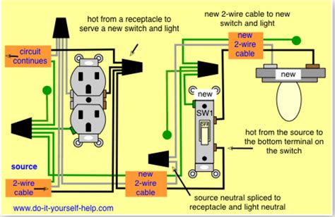 switching lights to existing circuit